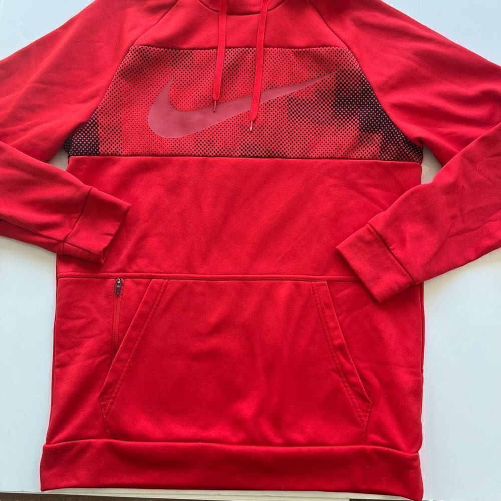 🔥 4/$20 Nike Women's Red Pull-Over Long-Sleeve Hoodie Jacket Size Small - Picture 2 of 7